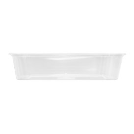 Envase Rectangular Plástico PP Transparente 500ml 17,6x12,4x4cm (50 Uds)