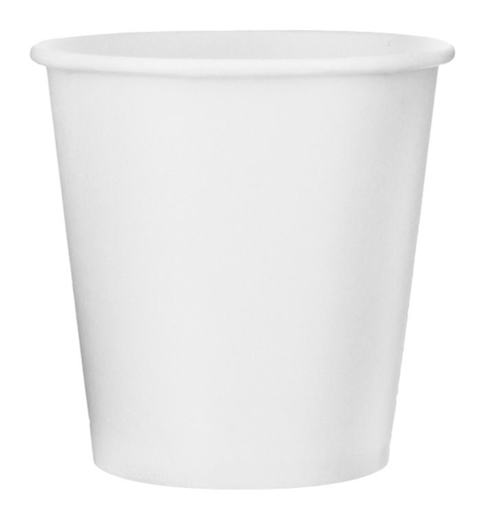 Vaso Cartón Blanco 4Oz/120ml Ø6,2cm (50 Uds)