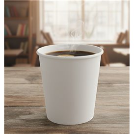 Vaso Cartón Blanco 4Oz/120ml Ø6,2cm (50 Uds)