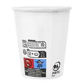 Vaso Cartón Blanco 6Oz/180ml Ø7,0cm (3.000 Uds)