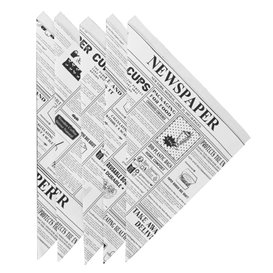 Cono de Papel Antigrasa Times 24,5cm 100g (100 Uds)