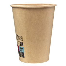 Vaso Cartón Kraft-Kraft 12Oz/360ml Ø9,0cm (1.000 Uds)