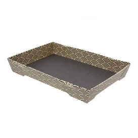 Envase para Sushi de Cartón ''Waves'' 18,5x10,2cm (600 Uds)