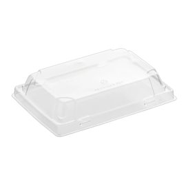Tapa para Envase de Sushi rPET 16,5x11,5cm (12 Uds)