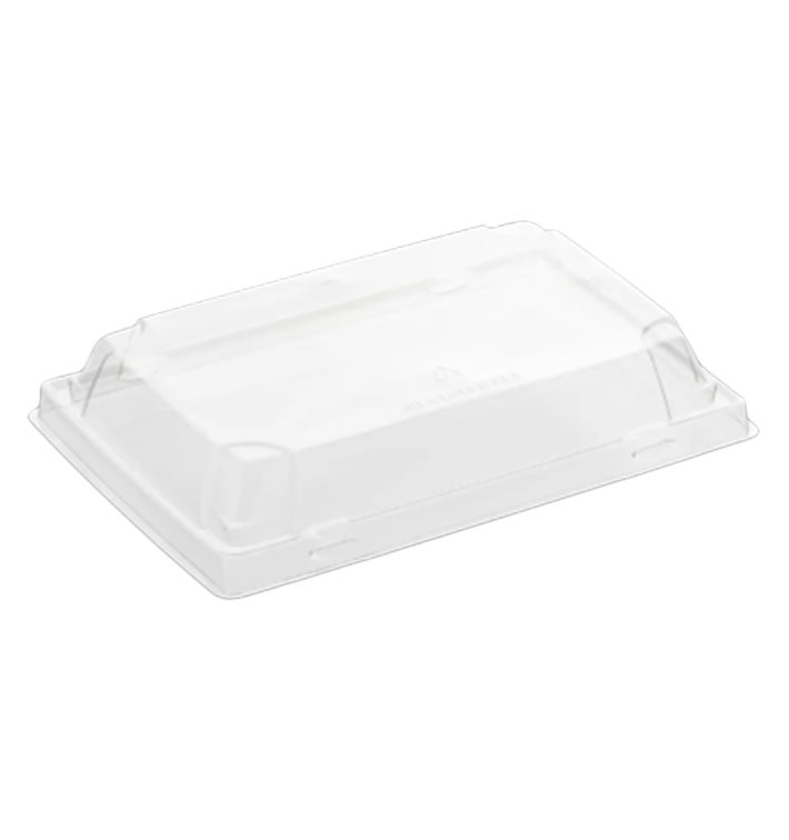 Tapa para Envase de Sushi rPET 18,5x10,2cm (600 Uds)