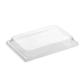 Tapa para Envase de Sushi rPET 23,5x16cm (12 Uds)