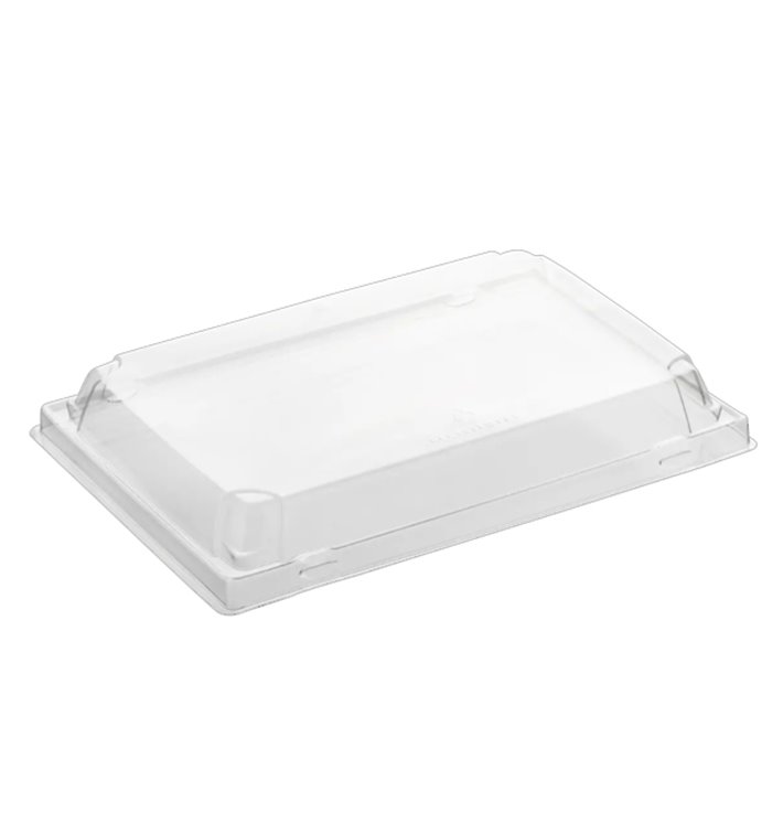Tapa para Envase de Sushi rPET 23,5x16cm (12 Uds)