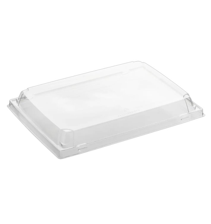 Tapa para Envase de Sushi rPET 23,5x16cm (600 Uds)