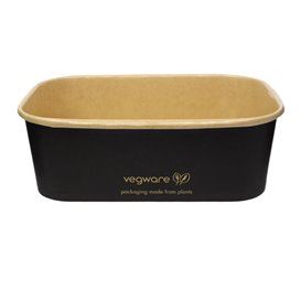 Envase Rectangular Negro 750 ml 17,3x12,1x5,7cm (300 Uds)