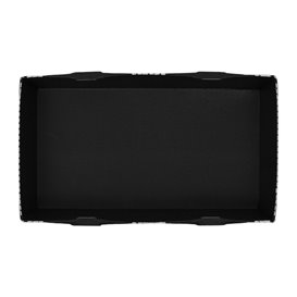 Envase para Sushi de Cartón Negro 12x6,2cm (50 Uds)