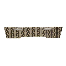 Envase para Sushi de Cartón ''Waves'' 12x6,2cm (50 Uds)