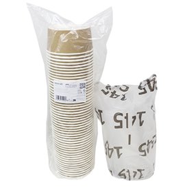 Tarrina de Cartón Kraft con Tapa PP 750ml Ø15cm (300 Uds)