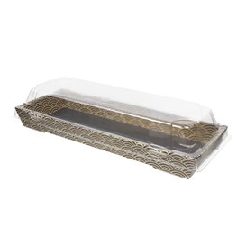 Tapa para Envase de Sushi rPET 22x9cm (400 Uds)