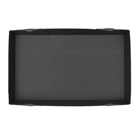 Envase para Sushi de Cartón Negro 21,5x13,5cm (400 Uds)