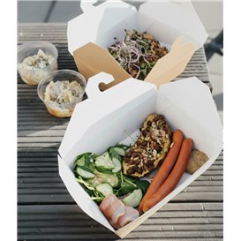 Caja Americana Kraft 13x8,5x6cm 700ml (45 Uds)