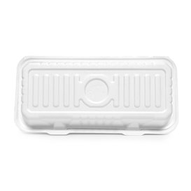 Envase MenuBox Caña Azúcar Blanco 32,4x15,3x6cm (50 Uds)