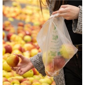 Bolsa Mercado Block Compostable 23x33cm G50 (300 Uds)