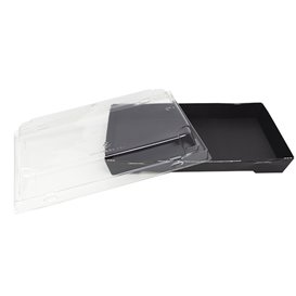 Tapa para Envase de Sushi rPET 21,5x13,5cm (50 Uds)