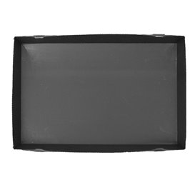 Envase para Sushi de Cartón Negro 26x19cm (200 Uds)