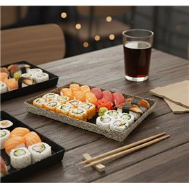 Envase para Sushi de Cartón ''Waves'' 26x19cm (200 Uds)