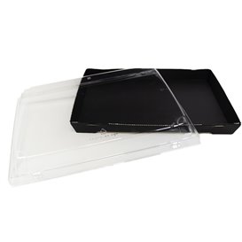 Tapa para Envase de Sushi rPET 26x19cm (50 Uds)