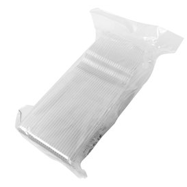 Cuchara Reutilizable PS Transparente 18cm (50 Uds)