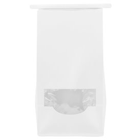 Bolsa SOS Blanca con Cierre y Ventana 12+6x23,5cm (1000 Uds)