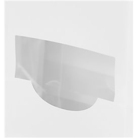 Bolsa SOS Blanca con Cierre y Ventana 12+6x23,5cm (1000 Uds)