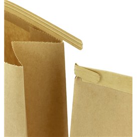 Bolsa SOS Kraft con Cierre 15+7x23cm (50 Uds)