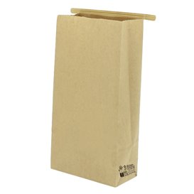 Bolsa SOS Kraft con Cierre 12+6x23,5cm (50 Uds)