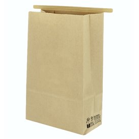 Bolsa SOS Kraft con Cierre 15+7x23cm (50 Uds)