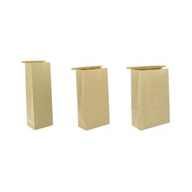 Bolsa SOS Kraft con Cierre 9+6x26cm (1000 Uds)