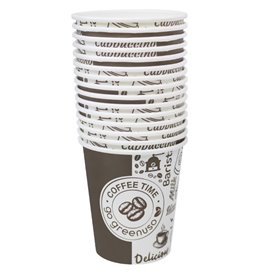 Vaso de Cartón ''Coffee Time'' 8Oz/240ml Ø8,0cm (50 Uds)