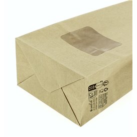 Bolsa SOS Kraft con Cierre 9+6x26cm (1000 Uds)