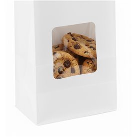 Bolsa SOS Blanca con Cierre y Ventana 9+6x26cm (1000 Uds)