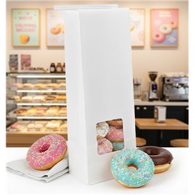 Bolsa SOS Blanca con Cierre y Ventana 9+6x26cm (50 Uds)