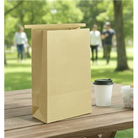 Bolsa SOS Kraft con Cierre 15+7x23cm (50 Uds)
