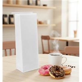 Bolsa SOS Blanca con Cierre 9+6x26cm (1000 Uds)