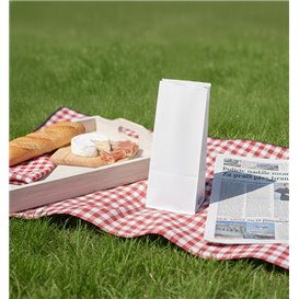 Bolsa SOS Blanca con Cierre 9+6x26cm (1000 Uds)