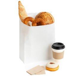 Bolsa SOS Blanca con Cierre 15+7x23cm (50 Uds)