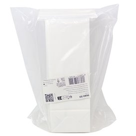 Bolsa SOS Blanca con Cierre 9+6x26cm (1000 Uds)