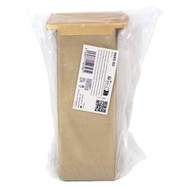 Bolsa Papel SOS y Ventana Expositora BOPP con Cierre 9+6x26cm (50 Uds)