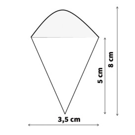 Cucurucho de Bambú 80mm (50 Uds)