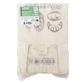 Bolsa Camiseta Pan Home Compost "Bakery" 30x60cm G56 (100 Uds)