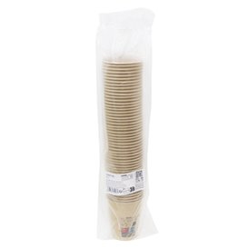 Vaso Cartón Kraft-Kraft 7Oz/210ml Ø7,0cm (50 Uds)