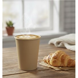 Vaso Cartón Kraft-Kraft 7Oz/210ml Ø7,0cm (1.000 Uds)