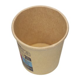 Vaso Cartón Kraft-Kraft 4Oz/120ml Ø6,2cm (50 Uds)