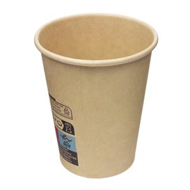 Vaso Cartón Kraft-Kraft 7Oz/210ml Ø7,0cm (50 Uds)