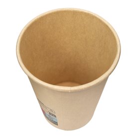 Vaso Cartón Kraft-Kraft 12Oz/360ml Ø9,0cm (50 Uds)