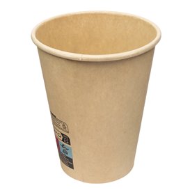 Vaso Cartón Kraft-Kraft 12Oz/360ml Ø9,0cm (1.000 Uds)